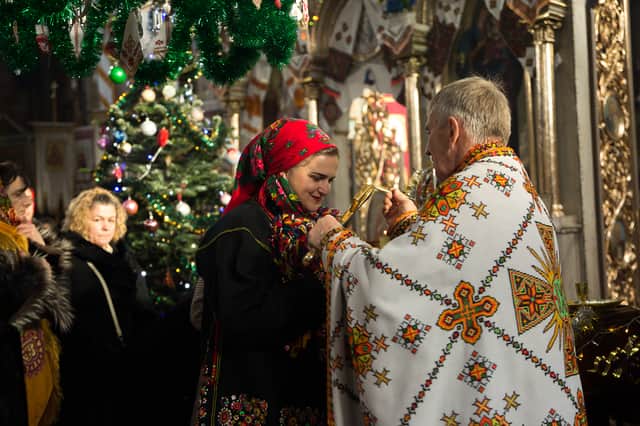 The official state Christmas holiday has been moved from 7 January to 25 December in Ukraine as the country continues to cut cultural ties to Russia. (Credit: Getty Images)