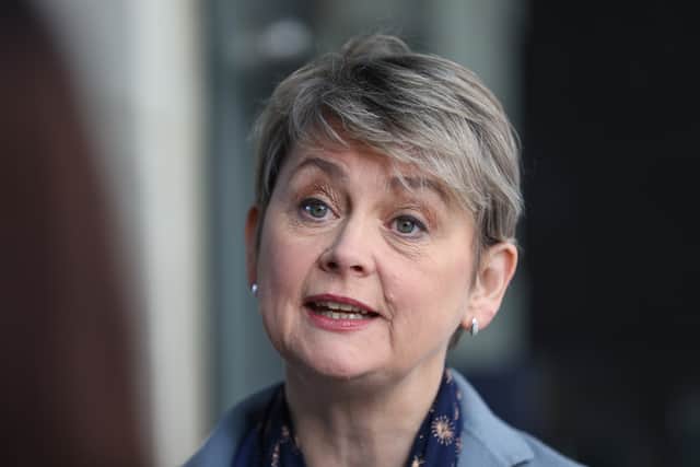 Yvette Cooper said the figures were a “national scandal” as Labour pledged to boost the numbers of crimes solved if the party wins the next election.