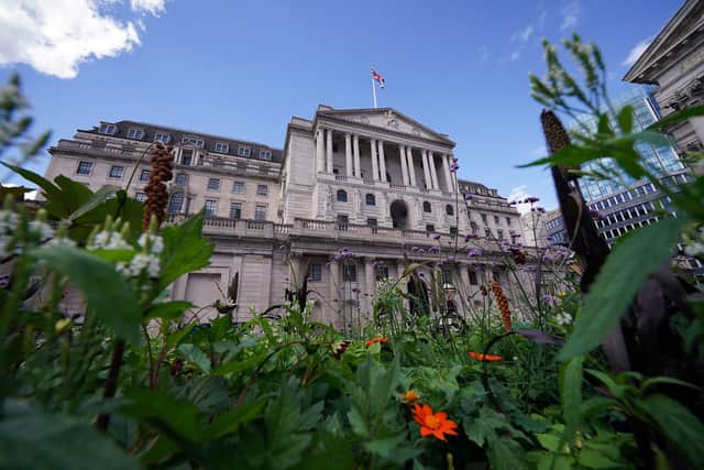 The Bank of England sets interest rates (image: PA) 