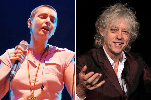 Sinéad O'Connor sent texts 'laden with despair' to Bob Geldof  - Credit: Getty