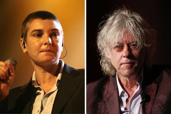It was revealed that Sinéad O'Connor sent texts 'laden with despair' to Bob Geldof - Credit: Getty
