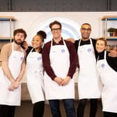James Buckley, Mica Ven, Marcus Brigstocke, Richie Anderson, and Dani Dyer are the week one contestants