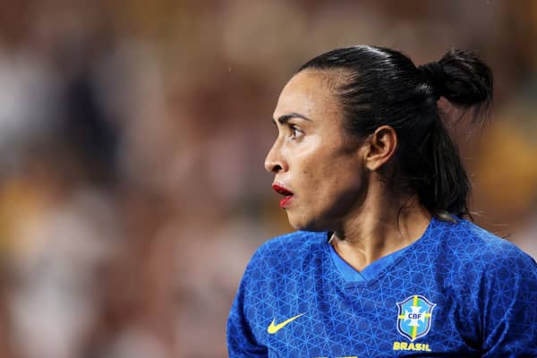 Marta, the all-time top goalscorer in World Cup history. Cr: Getty Images