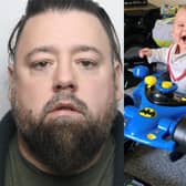 Stepfather Craig Crouch (left) was found guilty of murdering 10-month-old Jacob (right) who was found dead in his cot with multiple injuries.