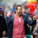 Hugh Jackman joined Ryan Reynolds at Wrexham to see the club play. Pic: Getty