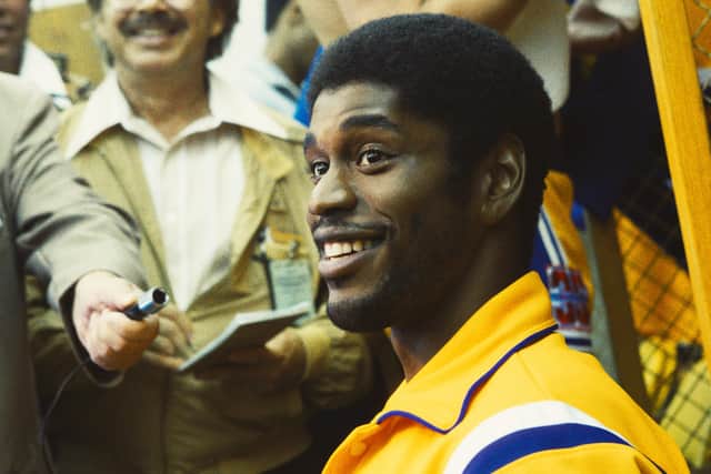 Quincy Isaiah as Magic Johnson in Winning Time: The Rise of the Lakers Dynasty Season 2 (Credit: HBO)