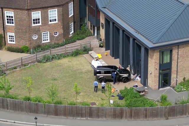 Two girls died after a Land Rover Defender drove through The Study Preparatory School in Camp Road, Wimbledon, south London (Photo: Yui Mok/PA Wire)