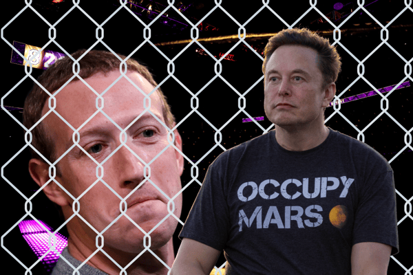 Mark Zuckerberg and Elon Musk at one stage were considered to have their "fight" at the Colosseum in Rome (Credit: Getty/Canva)