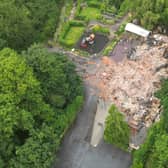 The Crooked House pub has been demolished
