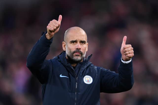 Pep Guardiola is aiming to win a fourth consecutive Premier League title. (Getty Images)