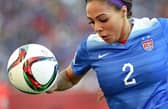 Sydney Leroux in action for the USA in 2015. Cr: Getty Images