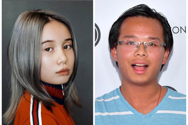 Lil Tay's former manager Harry Tsang has accused the rapper and social media star of being behind a fake death Instagram hoax herself. Photos: Instagram/Lil Tay (left) and Getty Images (right).