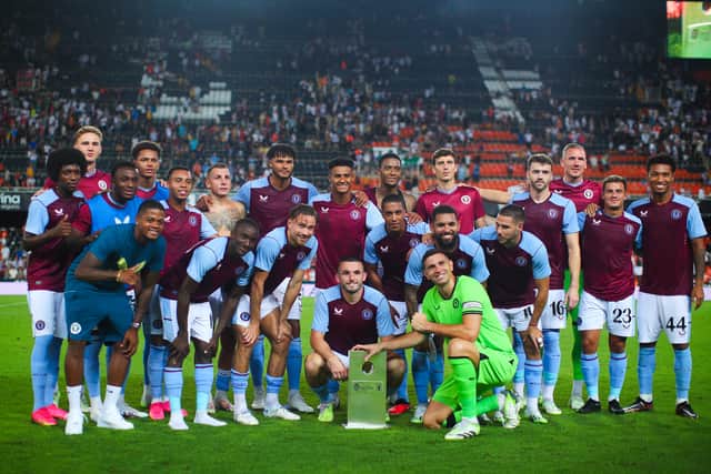 Aston Villa were victorious in their final pre-season friendly with Valencia. (Getty Images)