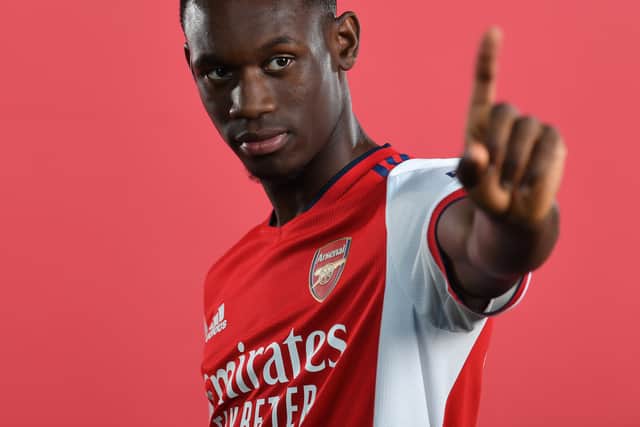 Folarin Balogun enjoyed a prolific spell in France but his future at Arsenal is in doubt. (Getty Images)