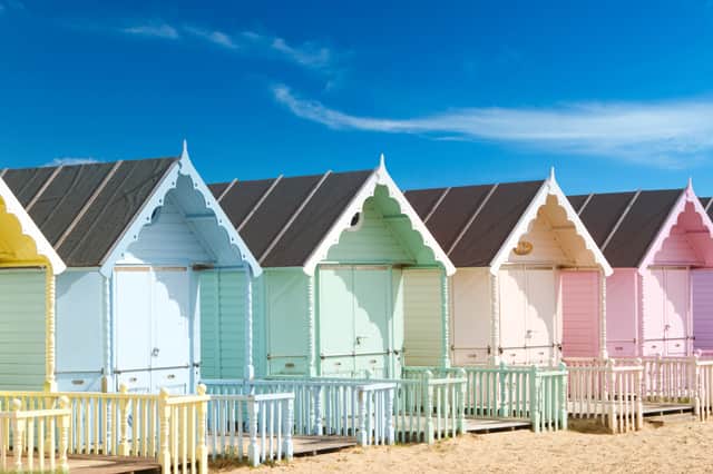 Beach huts are the latest in trendy eating and sleeping venues - and thousands are seen in UK seaside resorts.