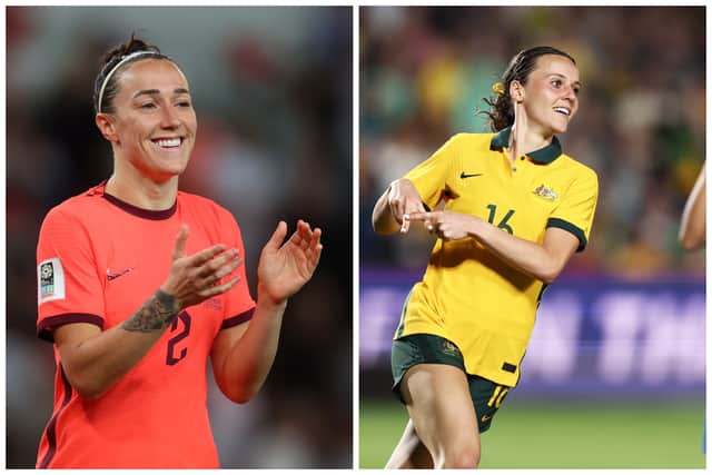 Lucy Bronze will face-off with her former Manchester City teammate Hayley Raso in Sydney. (Getty Images)