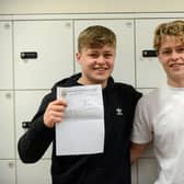 Twins George (left) and Jonny (right) both achieved excellent A-level results. 