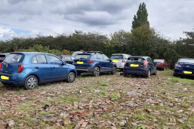 Cars stolen and damaged at ‘rogue car parks’ near major UK airport. (Photo: Cheshire Police) 