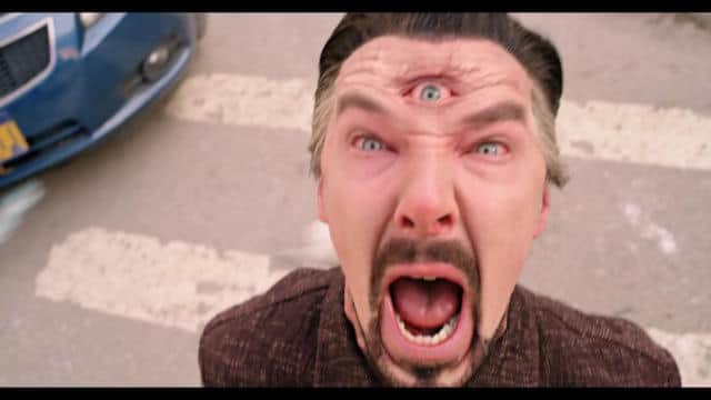 Doctor Strange's third eye was not a good luck