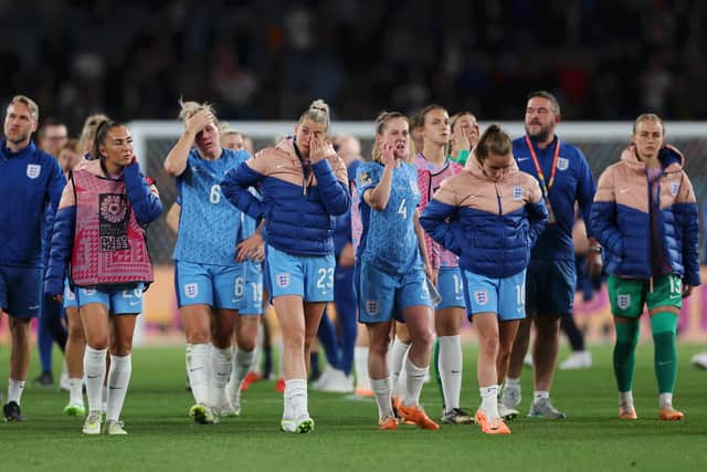 Pain and agony for the Lionesses as they fall short of World Cup glory. (Photo: Getty Images) 
