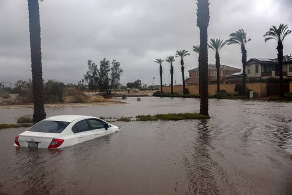 Storm Hilary unleashes ‘life-threatening’ floods in California. (Photo: Getty Images) 