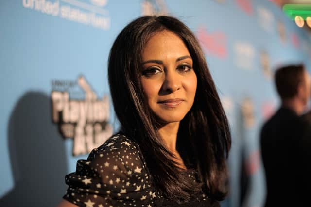 Parminder Nagra at El Rey Theatre on March 15, 2012 in Los Angeles, California.  (Photo by Charley Gallay/Getty Images for UNICEF)