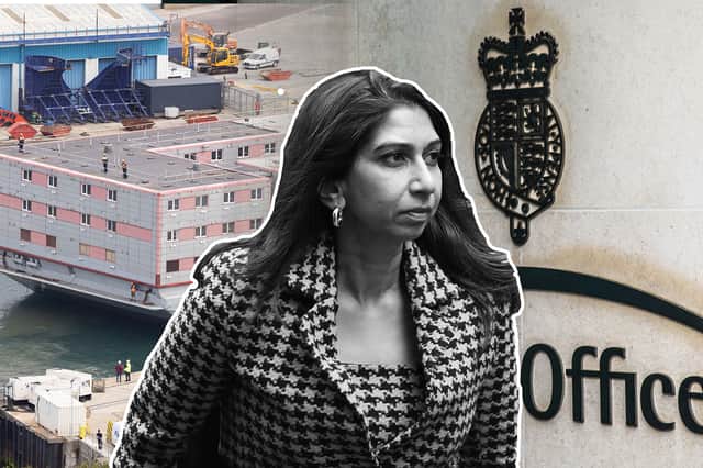 Suella Braverman announced plans to crack down on small boats crossings and to deter illegal migration via the Illegal Migration Bill. Credit: Kim Mogg/PA/Getty