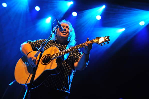 Bernie Marsden, the guitarist for British band Whitesnake, has died at the age of 72, the family has announced. (Photo by C Brandon/Redferns via Getty Images)