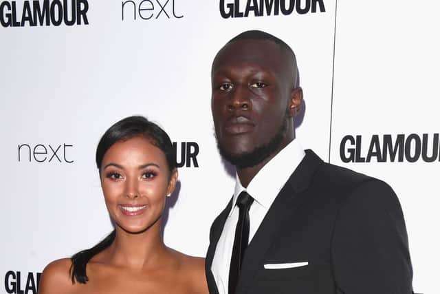 Maya Jama and Stormzy attend the Glamour Women of The Year awards 2017 at Berkeley Square Gardens on June 6, 2017 in London, England