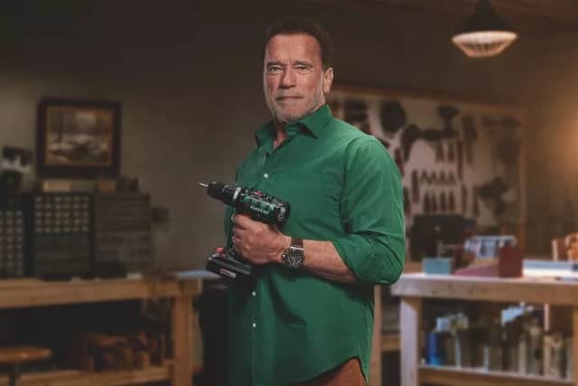 Arnold Schwarzenegger has teamed up with Lidl for their budget DIY range