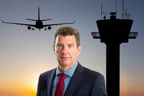 Martin Rolfe is under pressure after UK travellers were hit by cancelled flights in the wake of air traffic control disruption (image: Adobe/NATS)