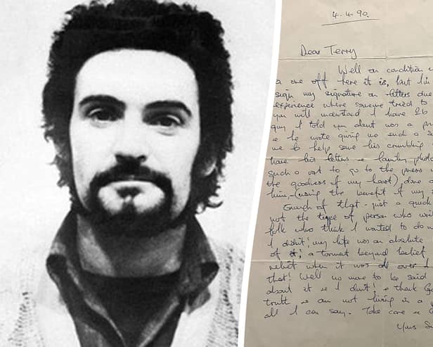 The new letter may show the Yorkshire Ripper had remorse for his crimes while locked up at Broadmoor Hospital - Credit: SWNS