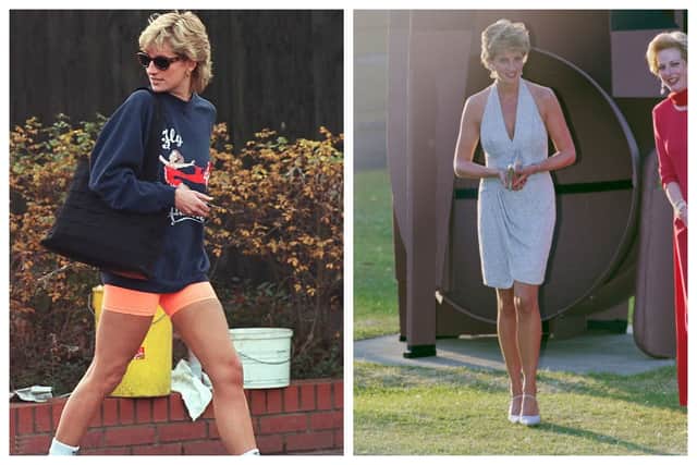From cycling shorts to her dresses, Princess Diana's fashion continues to inspire the latest generation of fashionistas. Photographs by Getty