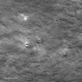 During the descent to the surface, the Russian spacecraft Luna 25 experienced an anomaly that caused it to impact into the southwest rim of Pontécoulant G crater on Aug. 19, 2023, at 7:58 a.m. EDT (11:58 a.m. UTC) (Image: NASA’s Goddard Space Flight Center/Arizona State University)