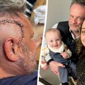 A dad's undiagnosed brain tumour left him convinced his loyal wife was having an affair (SWNS)