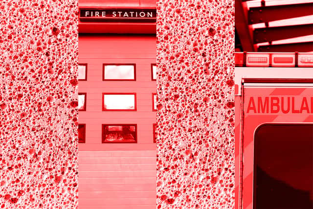 Experts say a number of older ambulance and fire stations have been built with RAAC (NationalWorld/Adobe Stock)