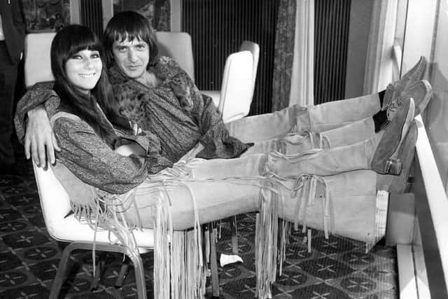 Sonny and Cher in 1965 (Photo: Douglas Miller/Keystone/Getty Images)