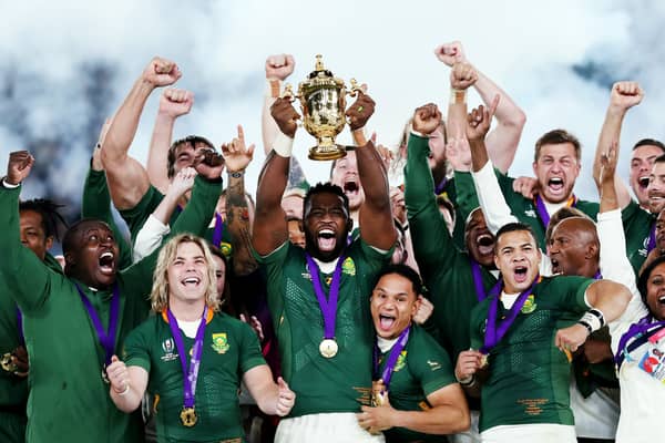 South Africa are the defending champions of the Rugby World Cup. (Getty Images)