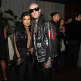 Kourtney Kardashian Barker and Travis Barker attend the GQ Men of the Year Party 2022 at The West Hollywood EDITION on November 17, 2022 in West Hollywood, California. (Photo by Presley Ann/Getty Images for GQ)