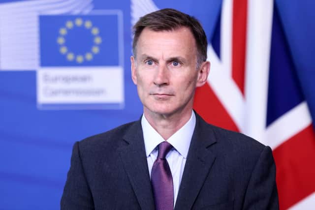 Jeremy Hunt has suggested his hands are tied by inflation (image: AFP/Getty Images)