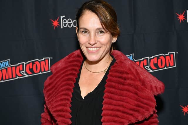Amy Jo Johnson attends the New York Comic Con at Jacob K. Javits Convention Center on October 03, 2019 in New York City. Dia Dipasupil/Getty Images for ReedPOP )