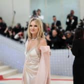 NEW YORK, NEW YORK - MAY 01: Kate Moss attends The 2023 Met Gala Celebrating "Karl Lagerfeld: A Line Of Beauty" at The Metropolitan Museum of Art on May 01, 2023 in New York City. (Photo by Mike Coppola/Getty Images)