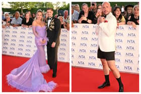 Love Island's Tasha and Andrew, and Tom Allen were amongst the worst dressed at the NTA's. Photographs by Getty