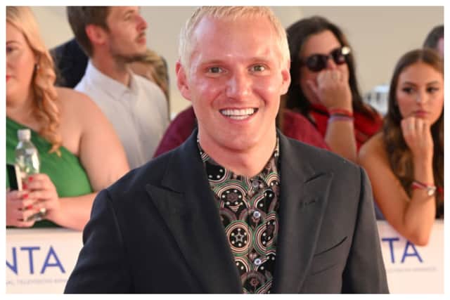 Jamie Laing's pattened shirt just didn't work! Photograph by Getty