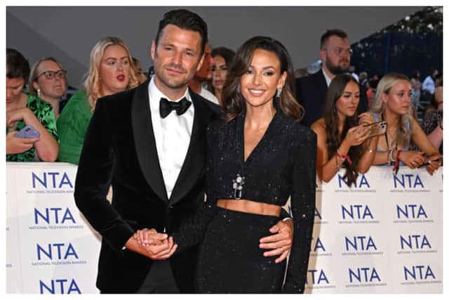 MIchelle Keegan and Mark Wright were certainly one of the most stylish couples on the night. Photograph by Getty