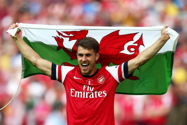 A famous curse which surrounds ex-Arsenal and Wales international midfielder Aaron Ramsey is rearing its head once again after the death of Smash Mouth singer Steve Harwell - Credit: Getty