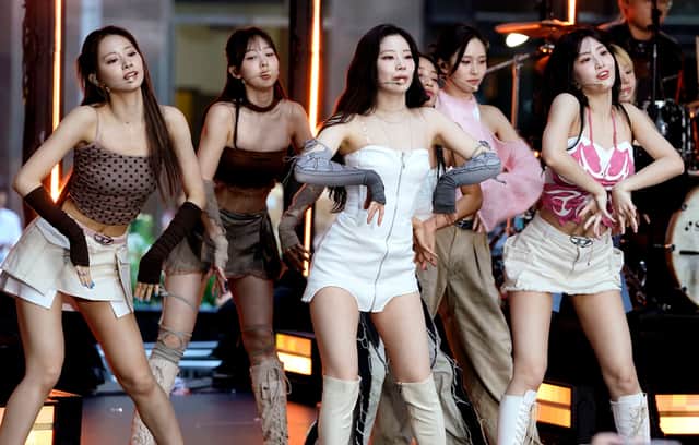 K-Pop stars TWICE. Picture: TIMOTHY A. CLARY/AFP via Getty Image