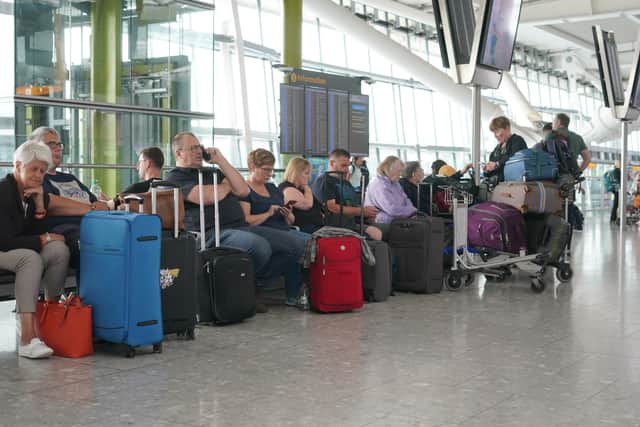 Flight chaos at UK airports caused by error ‘never encountered before’. (Photo: Lucy North/PA Wire) 