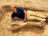 British fossil hunter discovers ancient bone in Africa from a giant extinct elephant - what was the animal?
