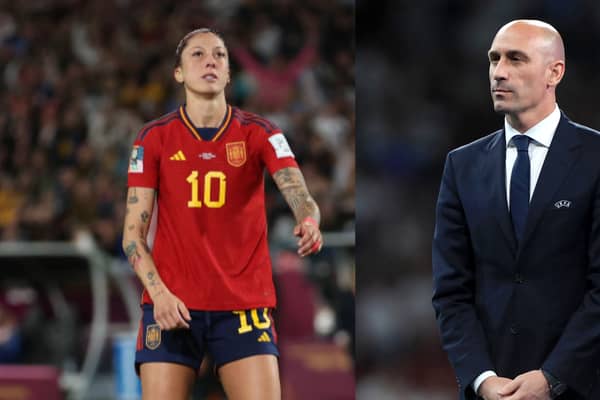 Spanish footballer Jenni Hermoso has filed a legal complaint against Luis Rubiales, accusing him of sexual assault over the kiss he planted on her at the Women’s World Cup final. Credit: Getty Images